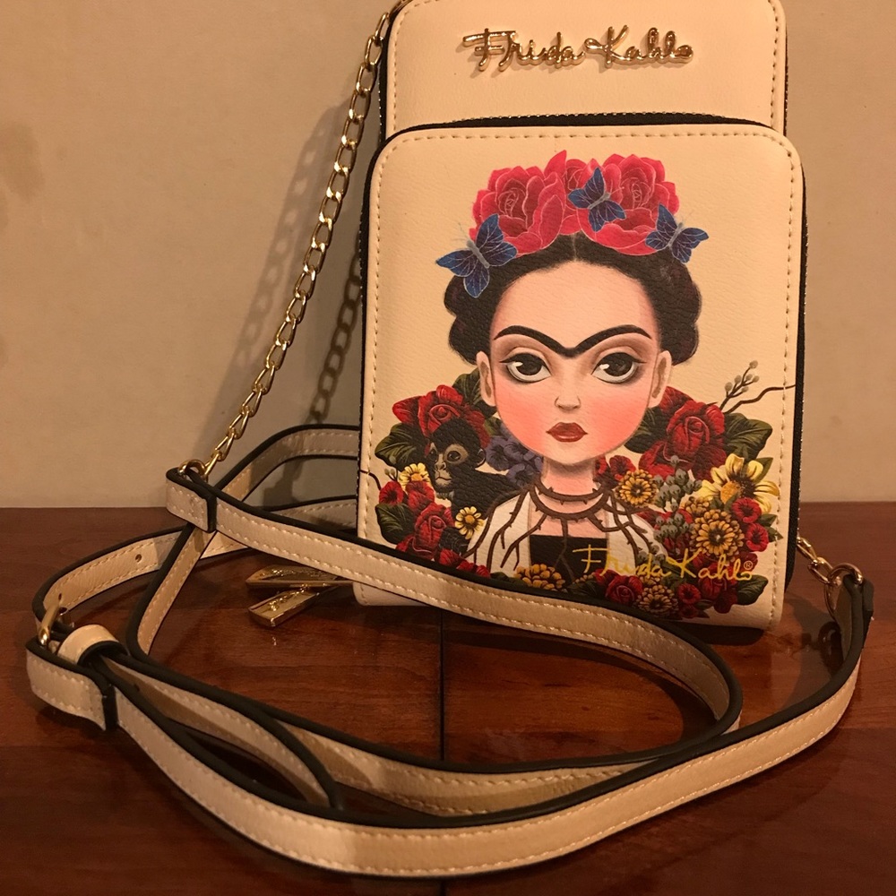 Frida Kahlo wallet/cell phone purse